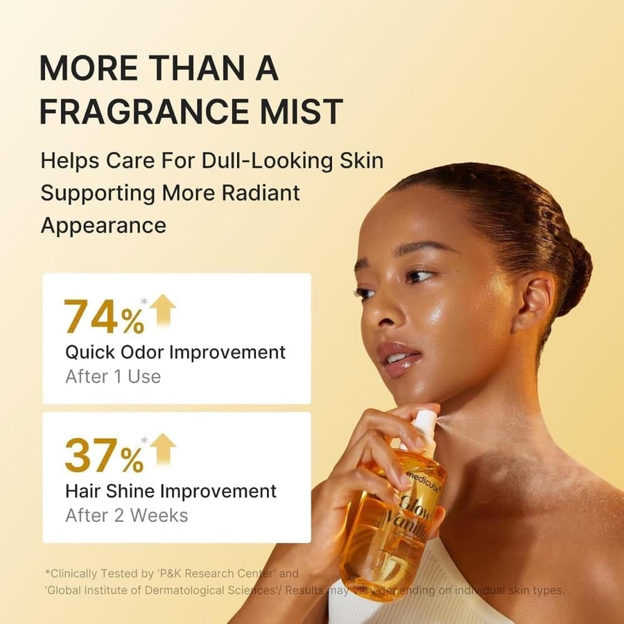 ميدكيوب معطر للشعر والجسم برائحة الفانيليا