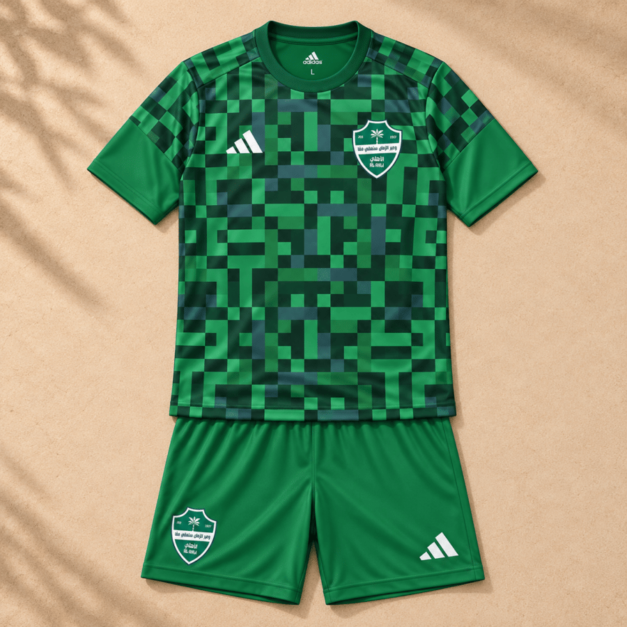 طقم تدريبات الاهلي مكعبات الجديد2026/2027