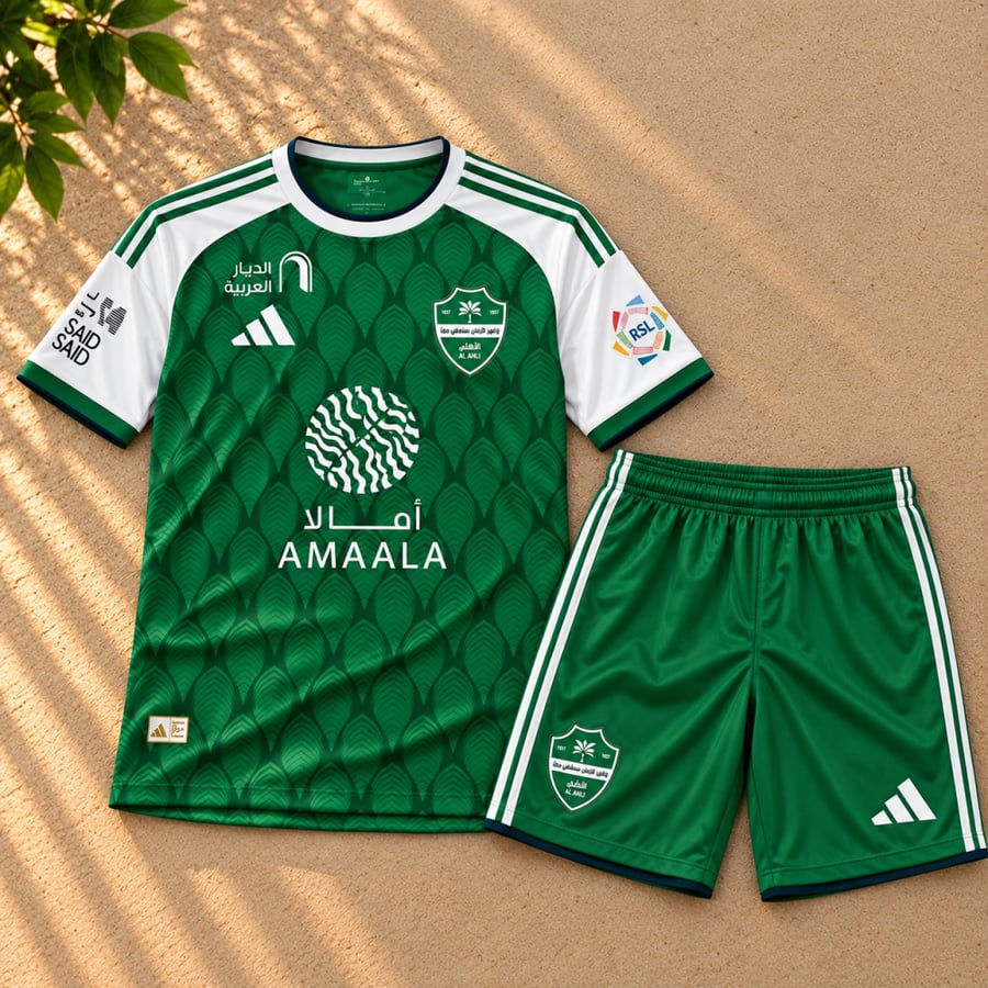 طقم الاهلي الاساسي الجديد2026/2027