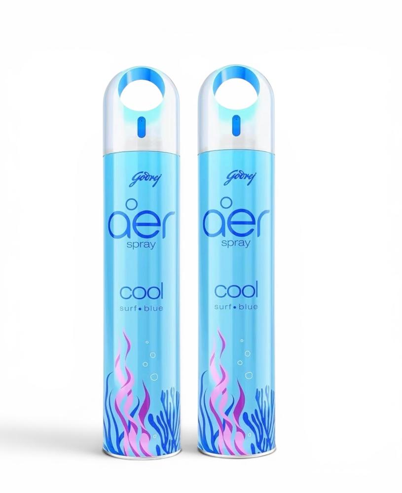 بخاخ معطر جو سيرف بلو منعش من جورديج- سعة 300 مل - (عبوة من قطعتين)
