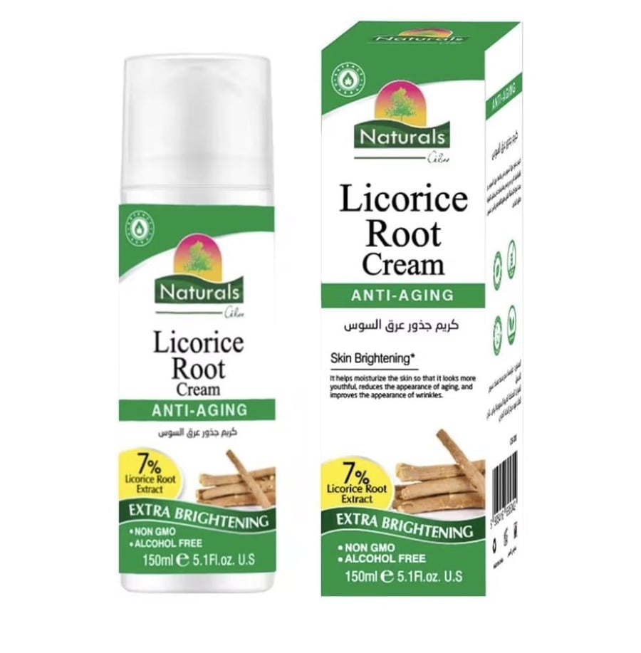 Natural skin whitening cream with licorice extract - 150 ml