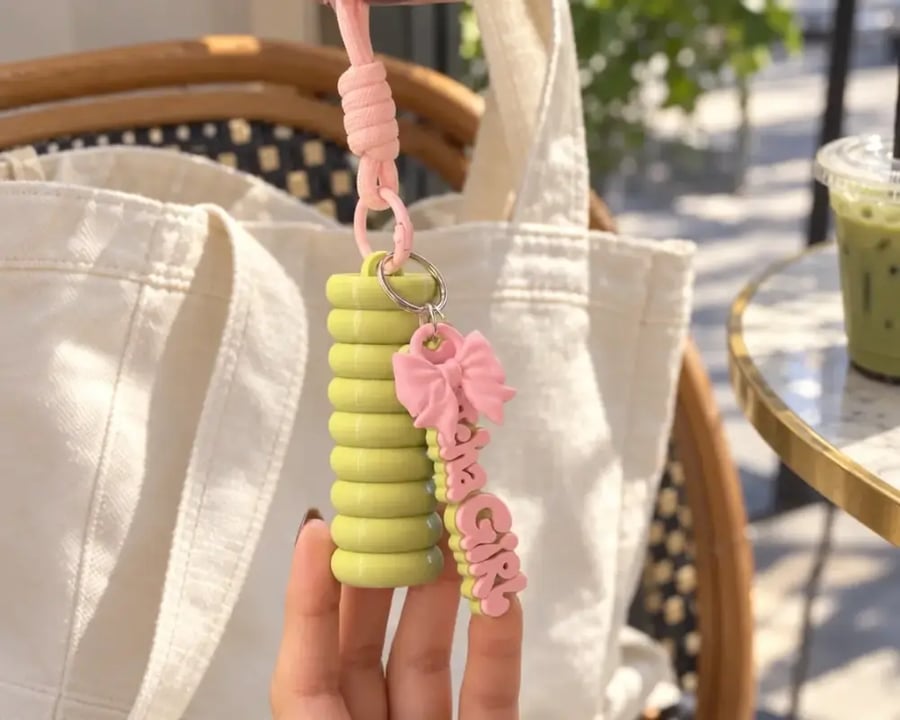 Matcha Girl Keychain