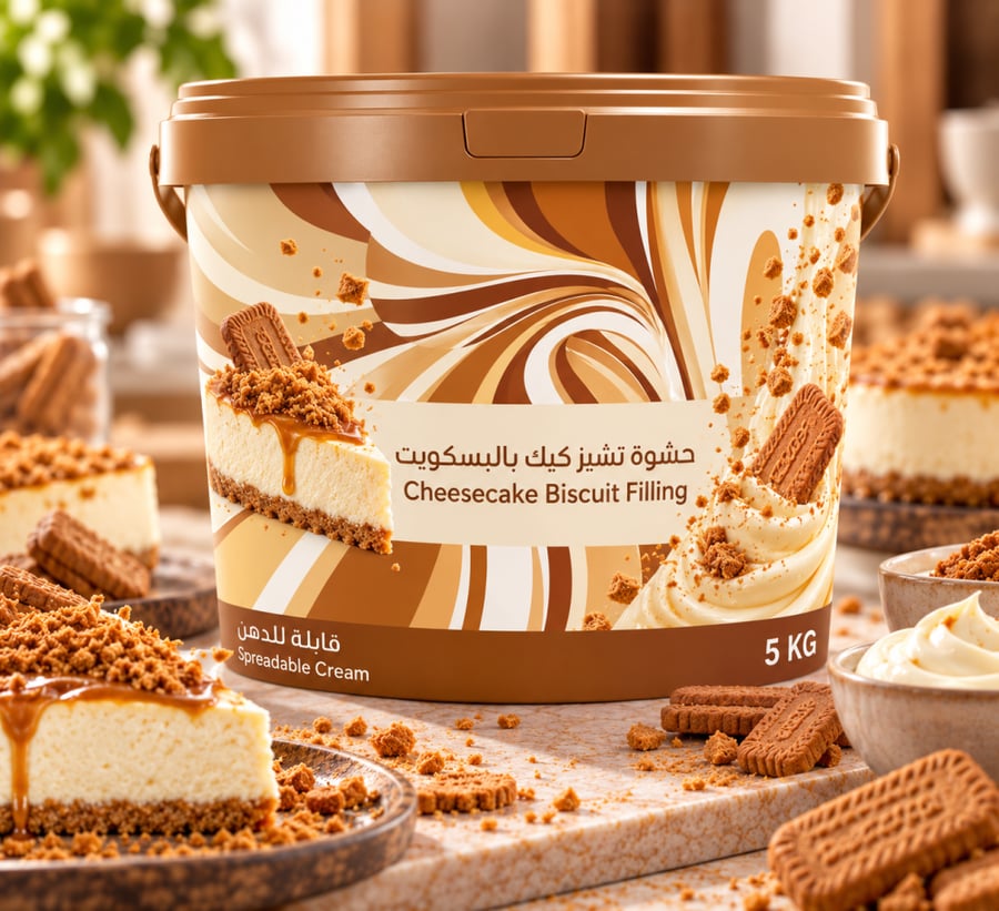 حشوة تشيز كيك | Cheesecake Biscuit Filling