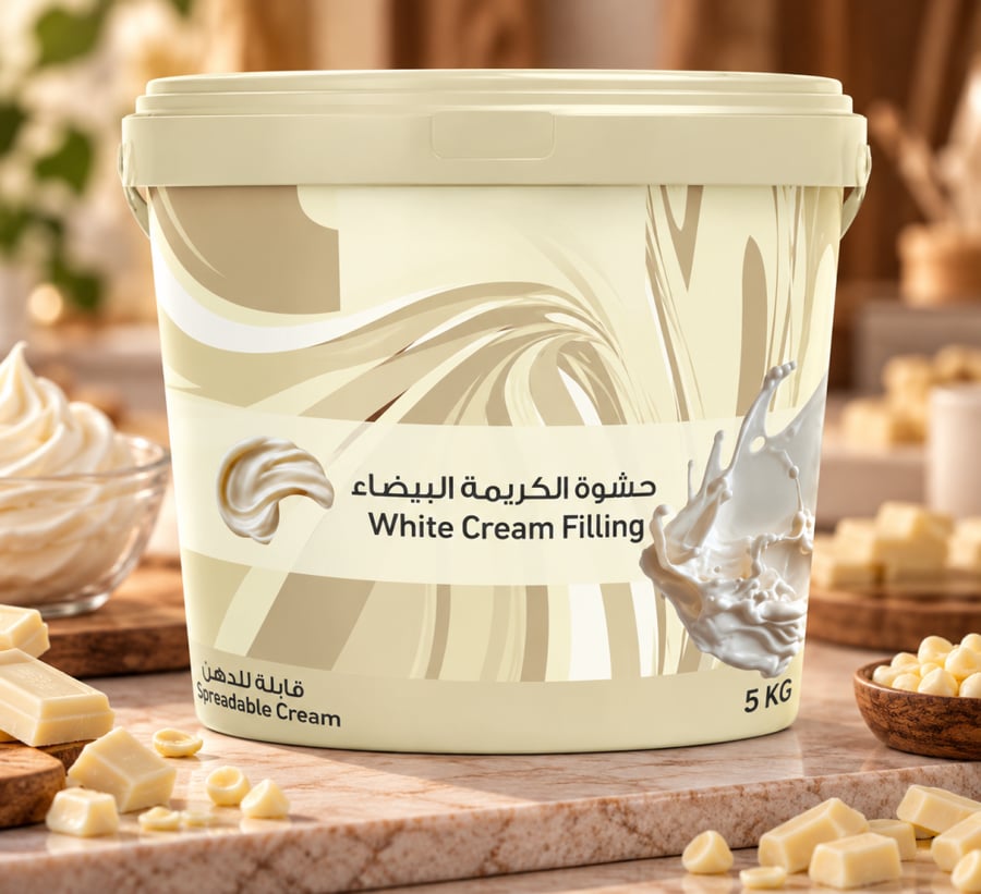 حشوة الكريمة الشوكلاته البيضاء — White Cream Filling