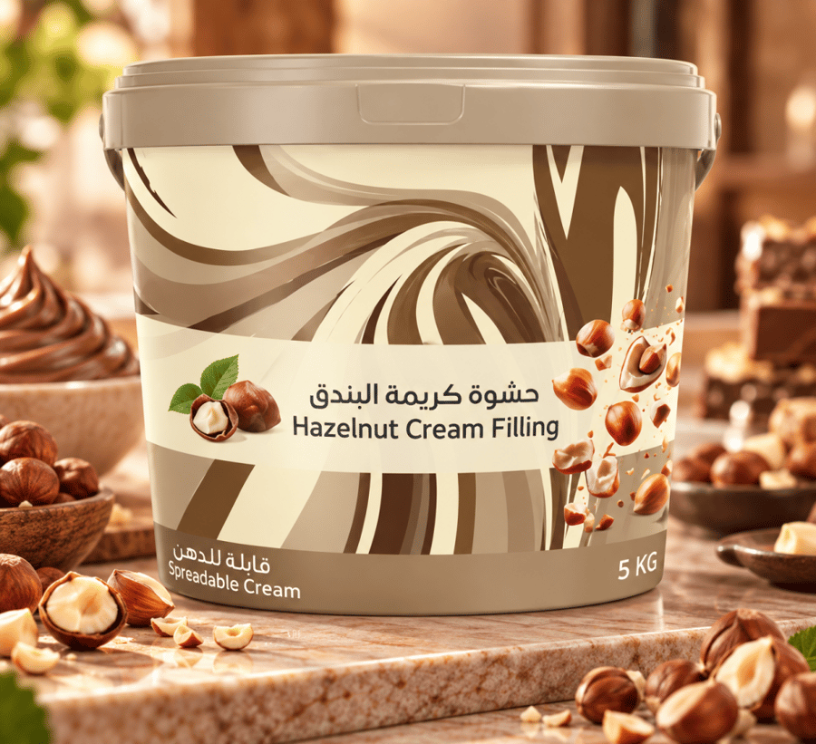 حشوة كريمة البندق — Hazelnut Cream Filling
