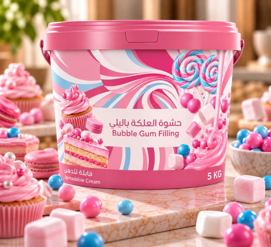 حشوة العلكة بالباللي  | Bubble Gum Filling