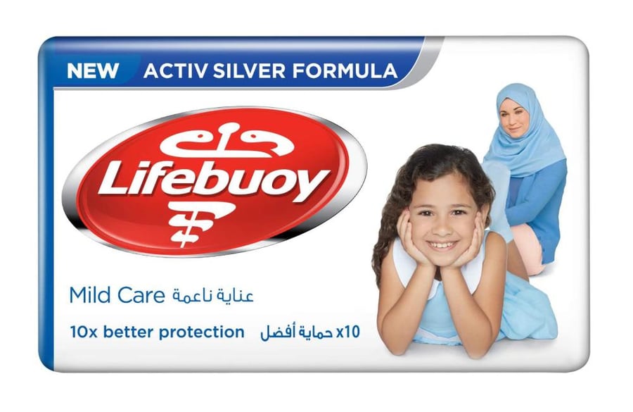 Lifebuoy Mild Care صابون جسم 125 جم × 6