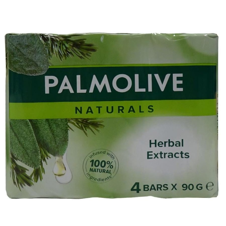 Palmolive Naturals Herbal Extracts صابون استحمام 90 جم × 4
