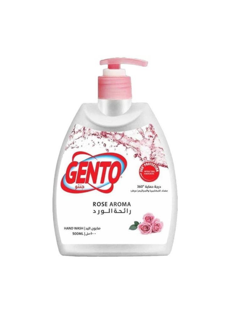 Gento Rose Aroma صابون سائل لليدين برائحة الورد 500 مل