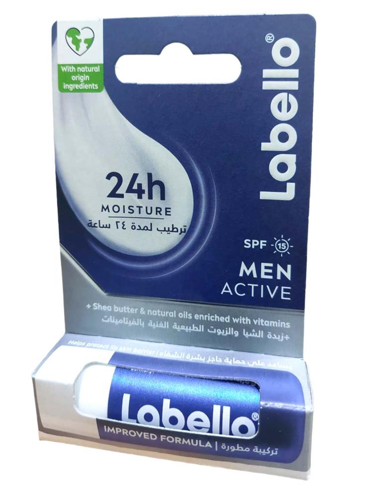 Labello Men Active بلسم عناية بالشفاه 4.8 جم