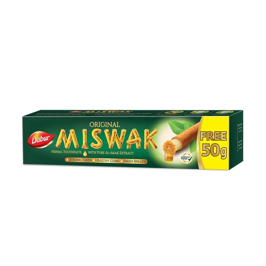 Dabur Miswak Original معجون أسنان 120 جم + 50 جم