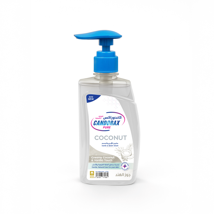 Candorax Pure Coconut صابون لليدين والجسم 360 مل