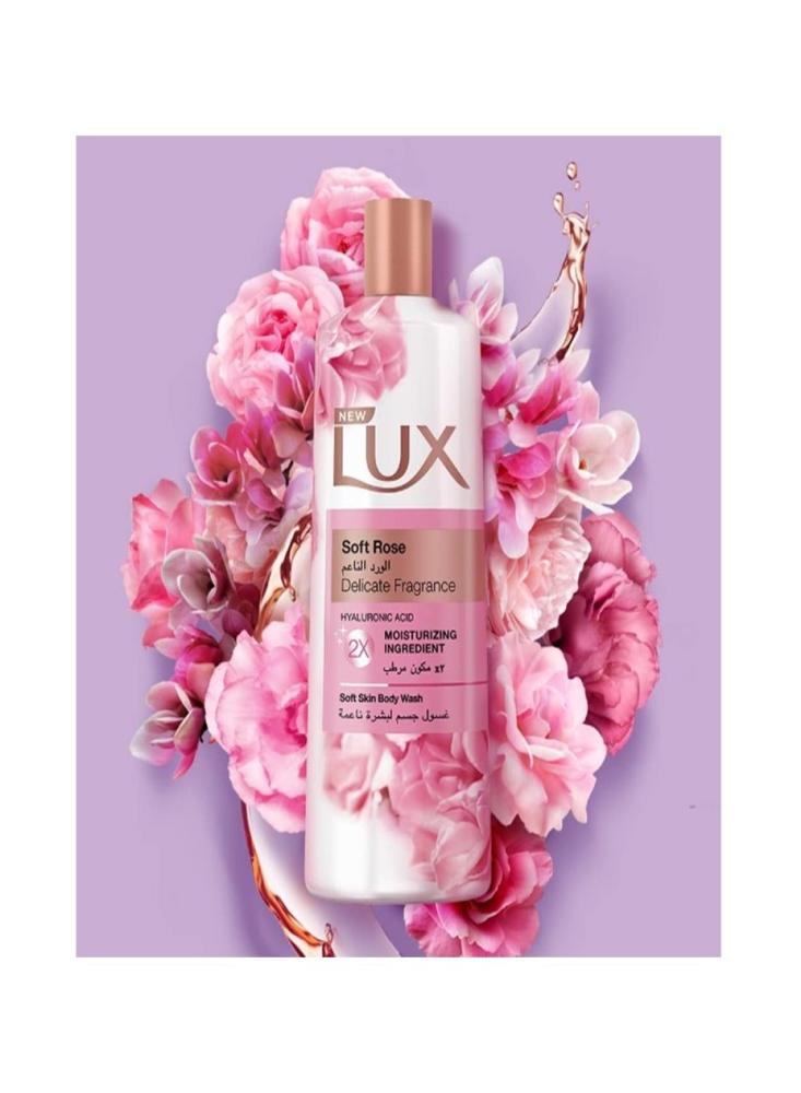 Lux Soft Rose غسول جسم 500 مل