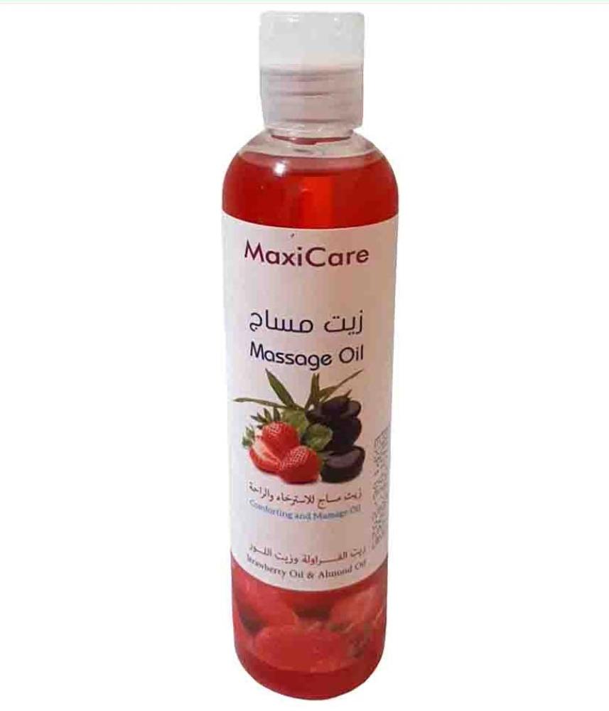 MaxiCare زيت مساج بالفراولة واللوز 250 مل