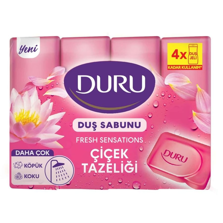 دورو صابون فريش زهرة الربيع 150 جم × 4