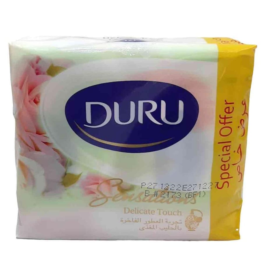 Duru Sensations Delicate Touch صابون استحمام 120 جم × 4