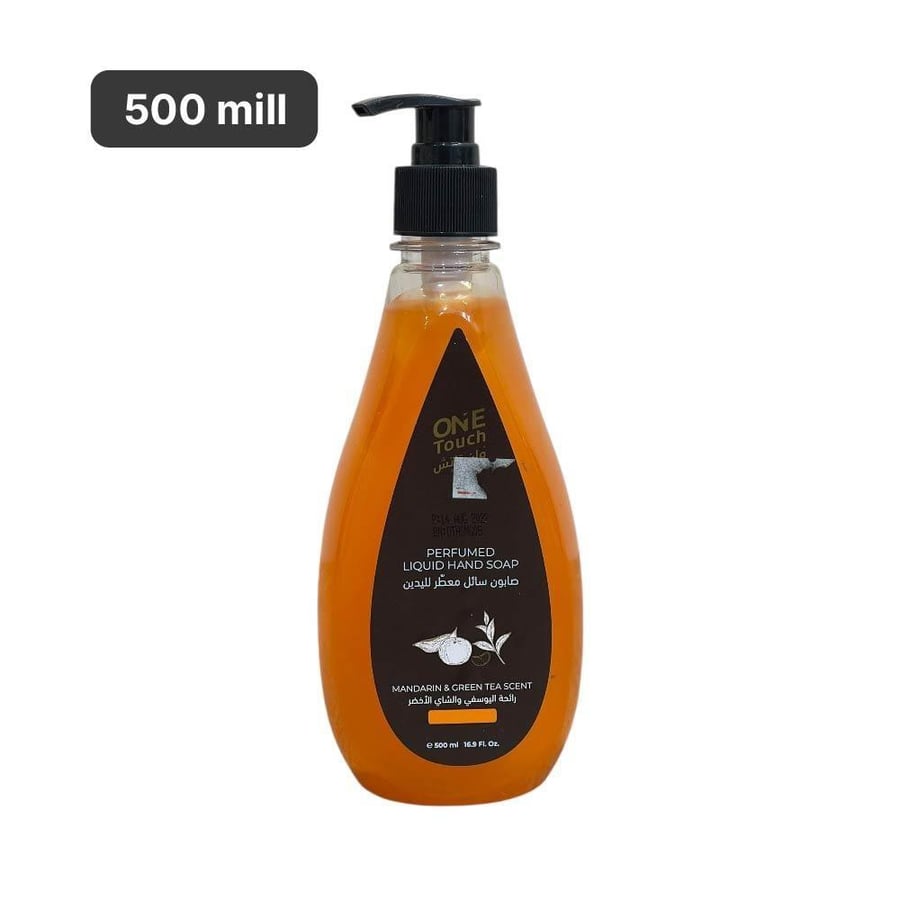 One Touch صابون يد سائل معطر باليوسفي والشاي الأخضر 500 مل