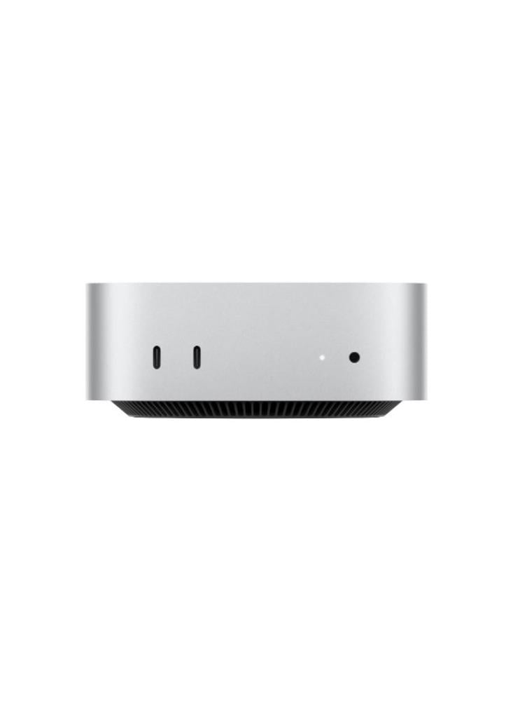 أبل Mac mini بشريحة M4 وذاكرة 16GB وسعة SSD 512GB - فضي