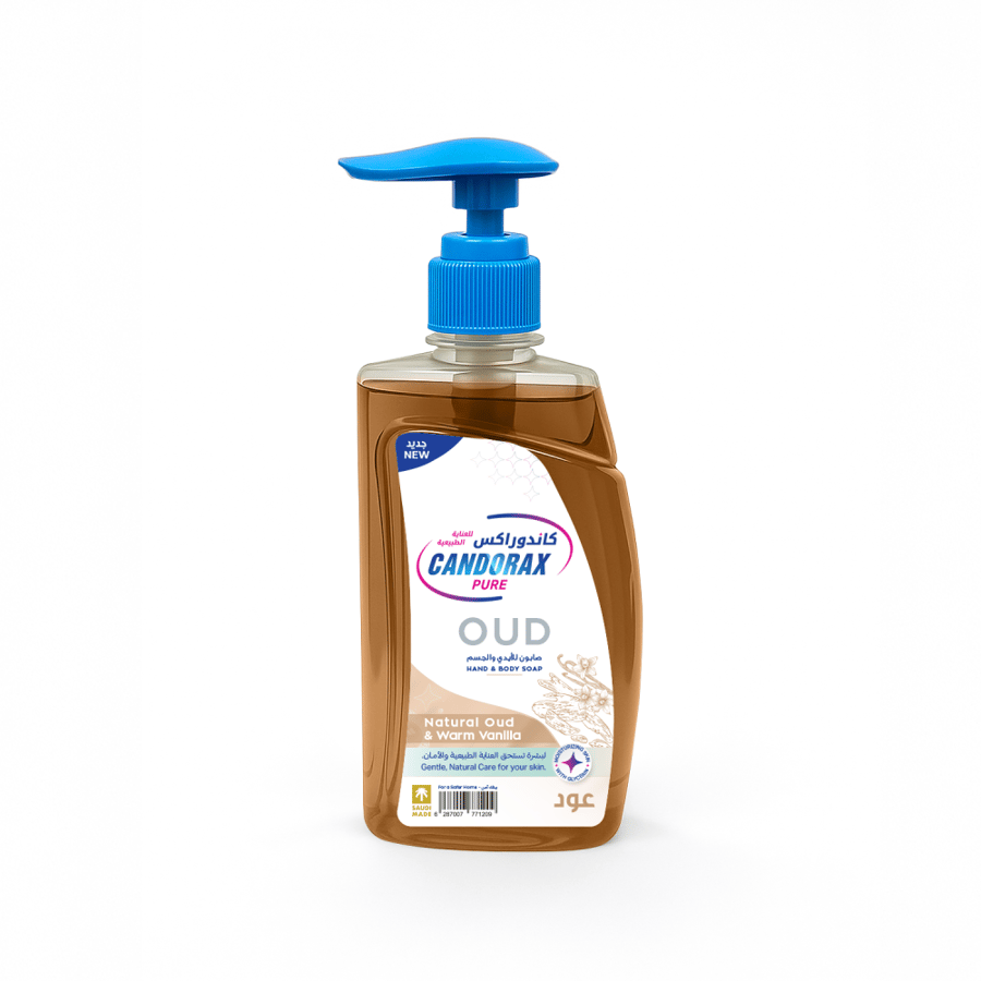 Candorax Pure Oud Vanilla صابون لليدين والجسم 360 مل