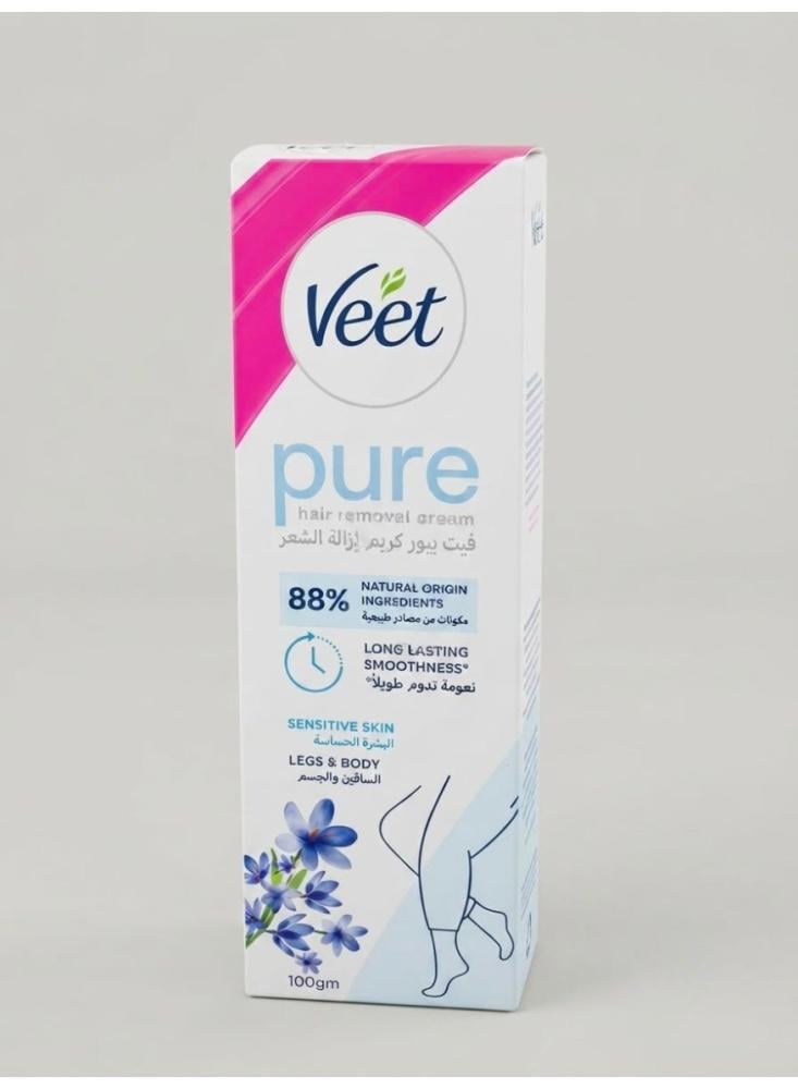 Veet Silk & Fresh كريم إزالة الشعر للبشرة الحساسة 100 جم