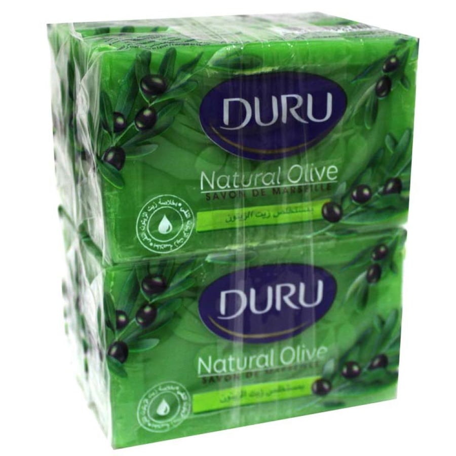 Duru Natural Olive صابون استحمام بزيت الزيتون 180 جم × 4