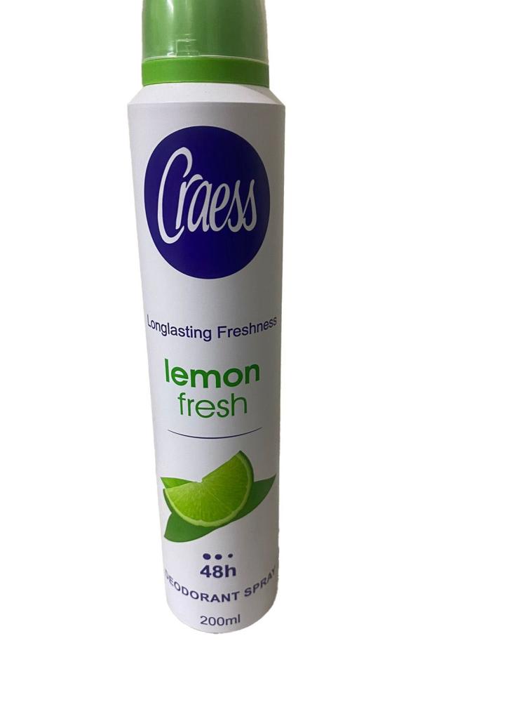 Caress Lemon Fresh مزيل عرق بخاخ 200 مل