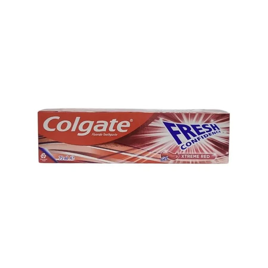 Colgate Fresh Confidence Red Gel معجون أسنان 75 جم