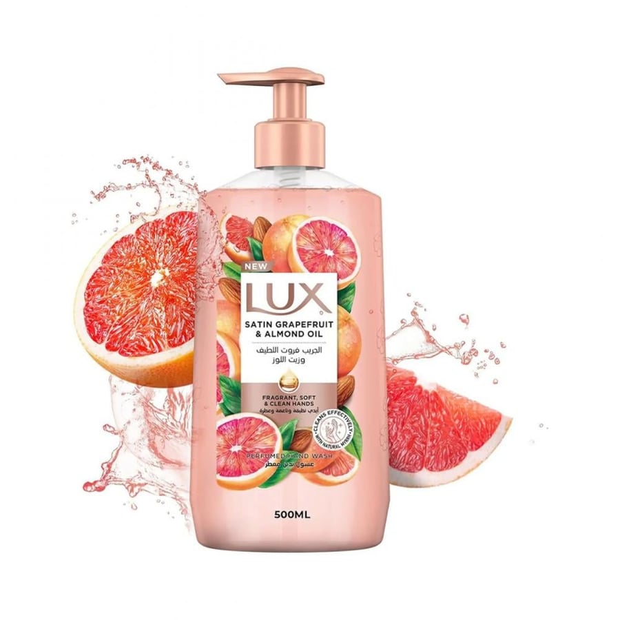 Lux Satin Grapefruit & Almond Oil غسول يدين 500 مل