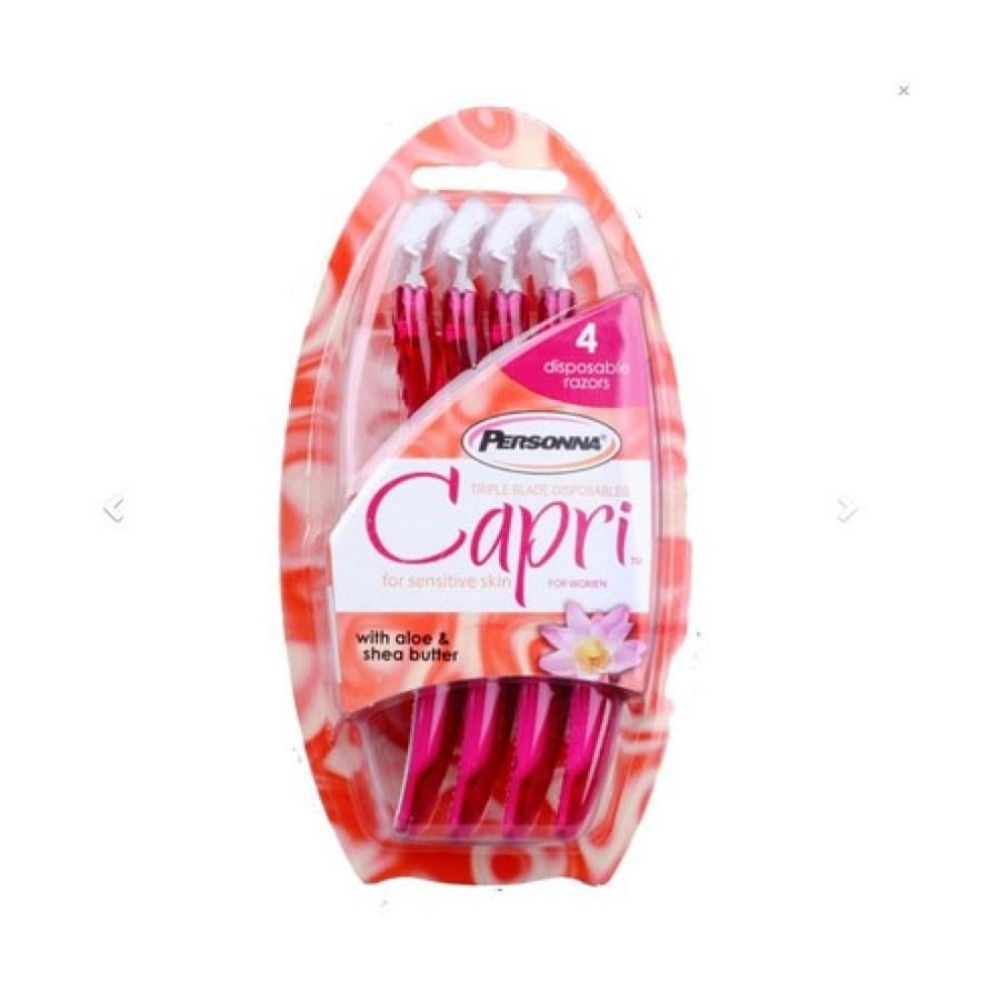 Persona Lady Capri 3 ماكينات حلاقة نسائية 4 قطع