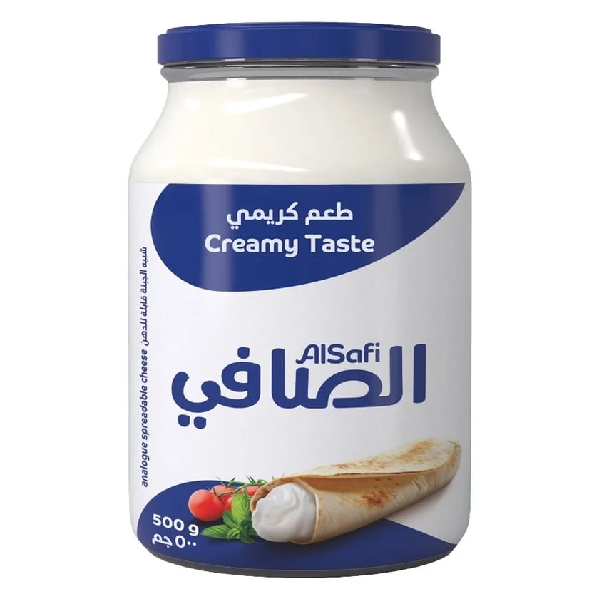 جبن كريمي كاسات قابل للدهن كامل الدسم من الصافي (Al Safi) - 500 جرام