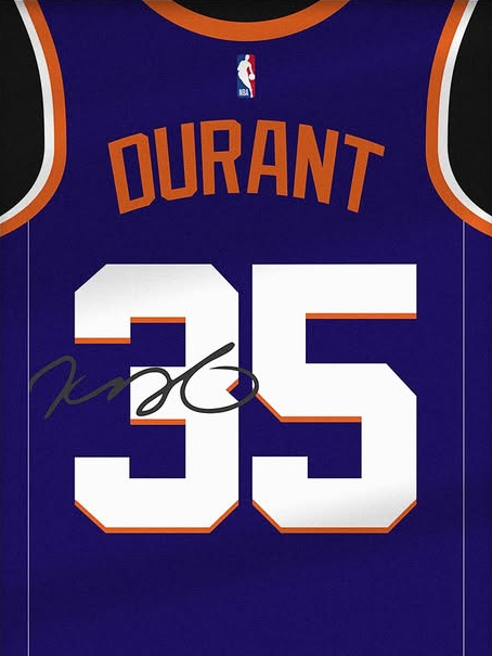 بوستر قميص كيفن ديورانت 35 فينكس صنز  NBA