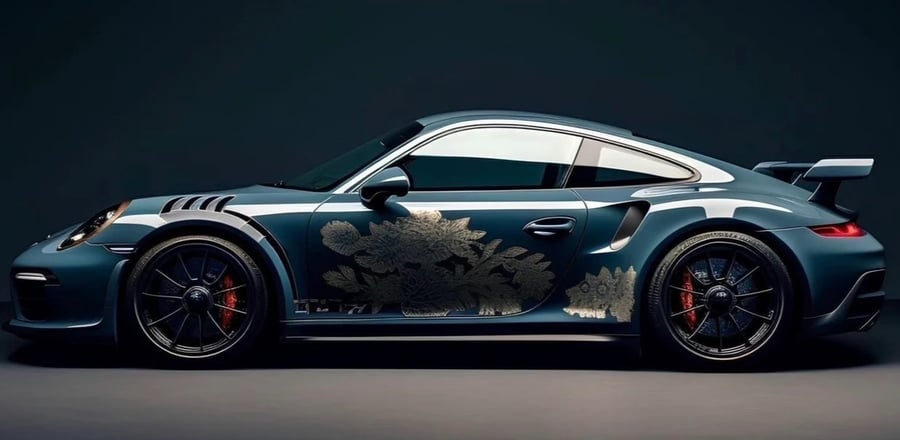 بوستر بورش 911 سباق معدني