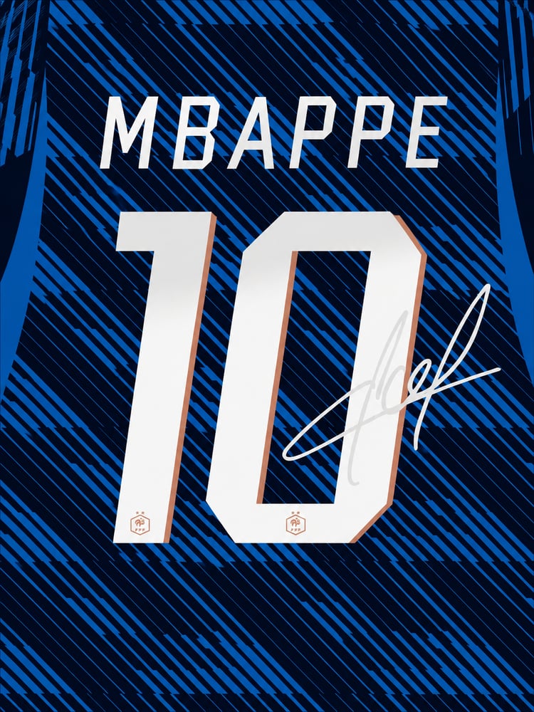 بوستر مبابي MBAPPÉ رقم 10 | منتخب فرنسا