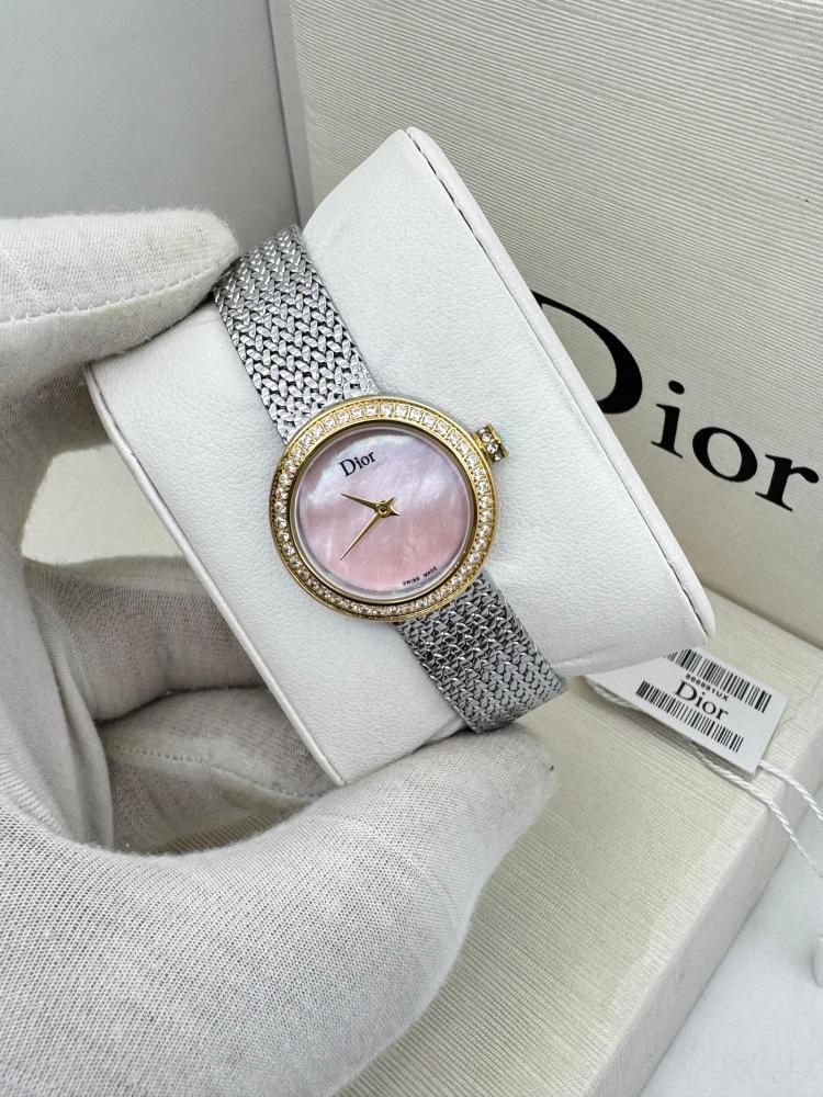 ساعة ديور لا دي ديور ساتين نسائية | Dior La D de Dior Satin