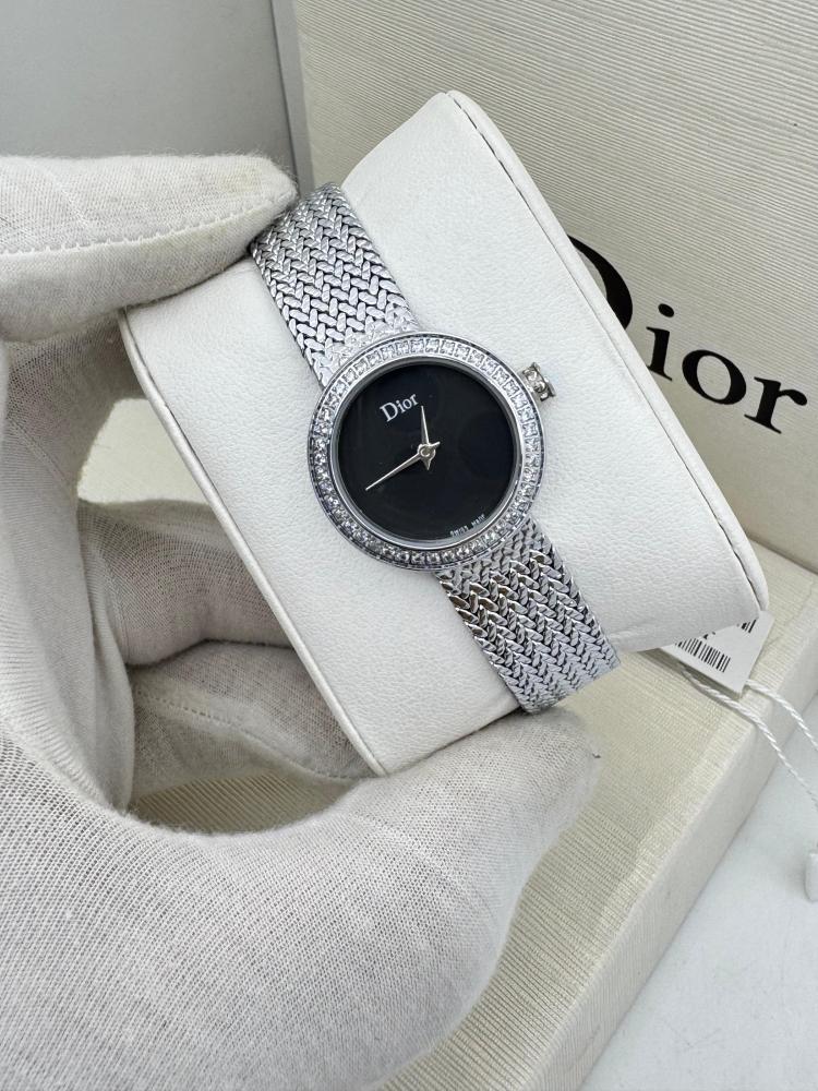 ساعة ديور لا دي ديور ساتين نسائية | Dior La D de Dior Satin