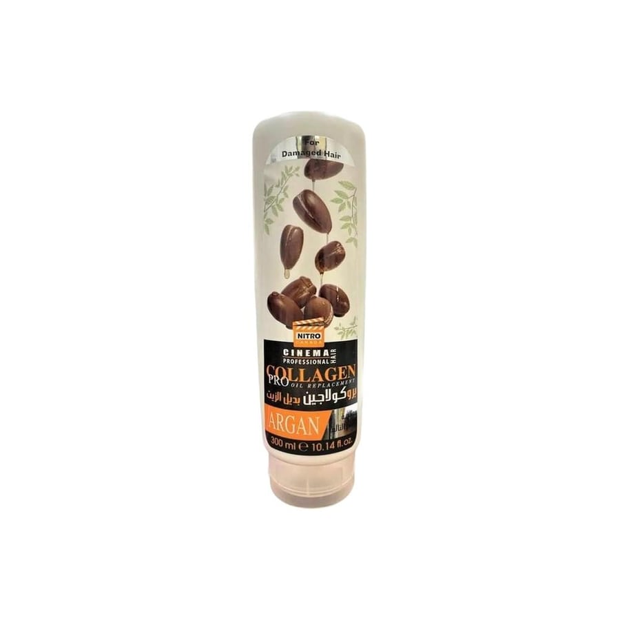 Natro Cinema Pro Collagen oil substitute for treating damaged hair with argan oil 300 ml