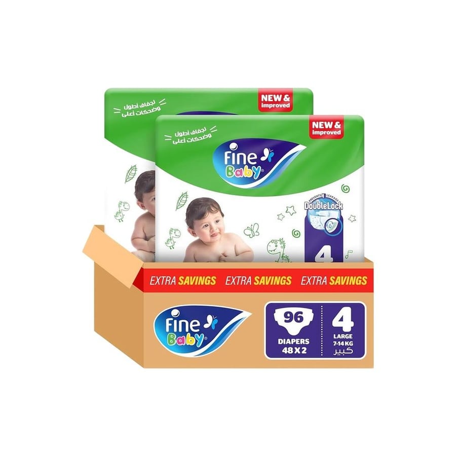 Fain Baby Diapers for children, box, size 4 medium, large pack, 68 pieces
