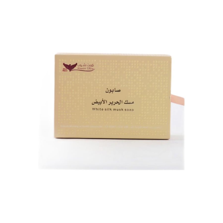 كويت شوب صابون مسك الحرير الابيض 100جرام