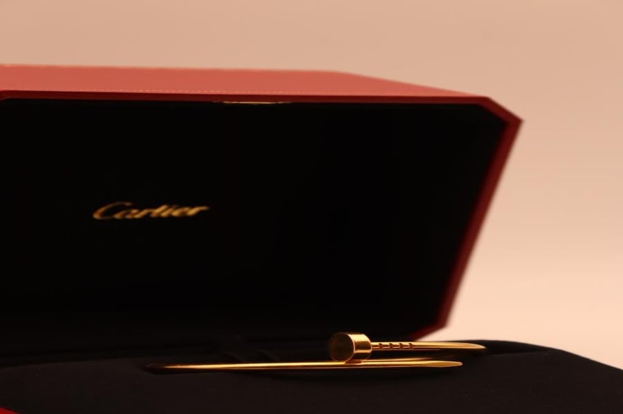 Cartier original bracelet weight 31.7 grams, size 16