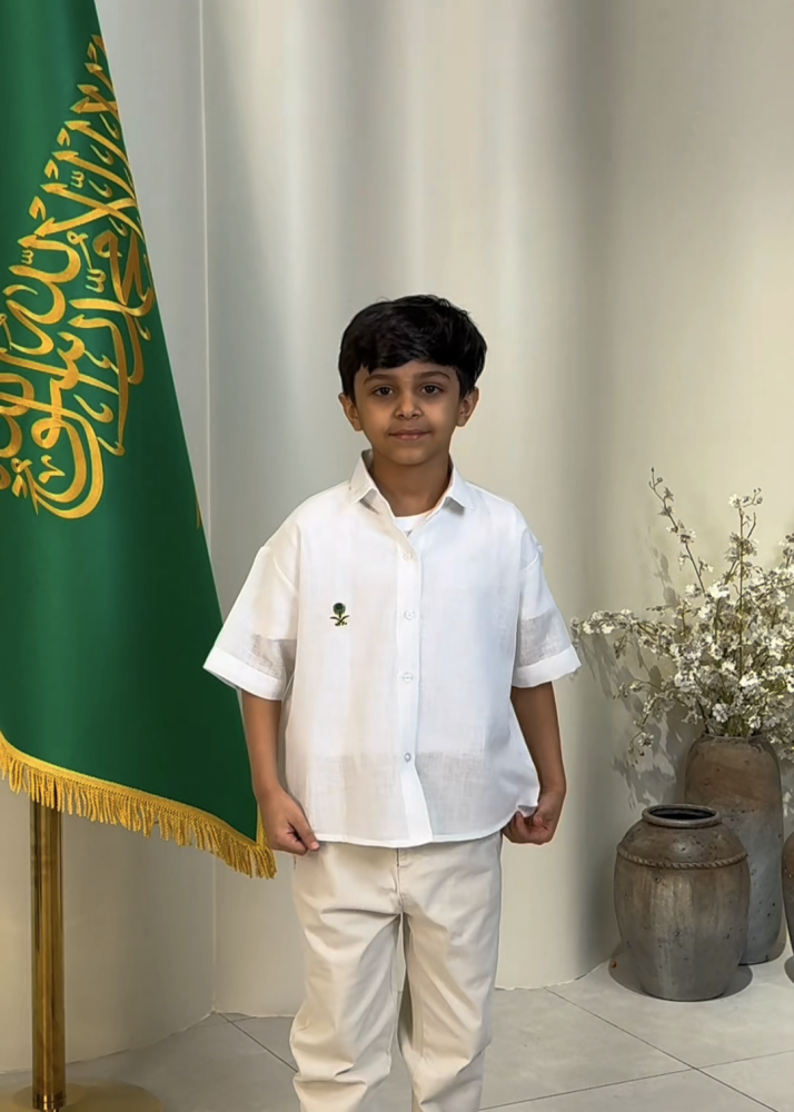 قميص اليوم الوطني بصمة سعودية