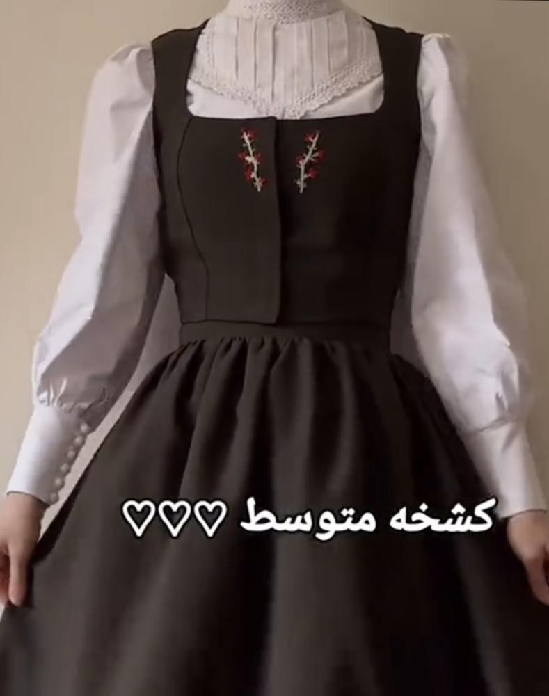مريول مدرسي جديد 2025 زيتي متوسط