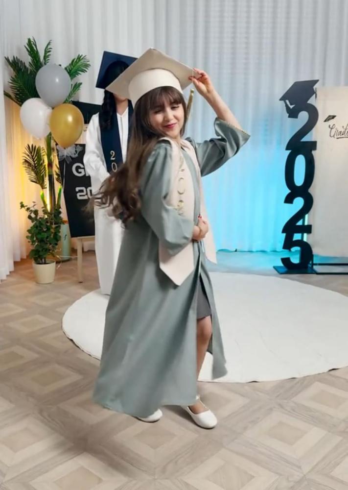 Children's graduation abaya