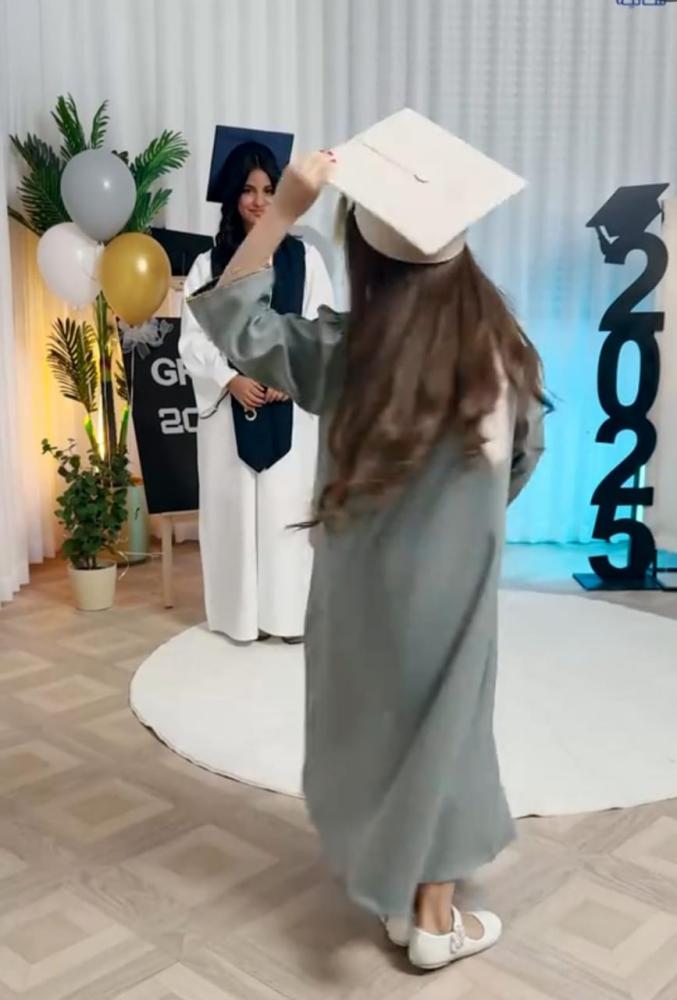 Children's graduation abaya