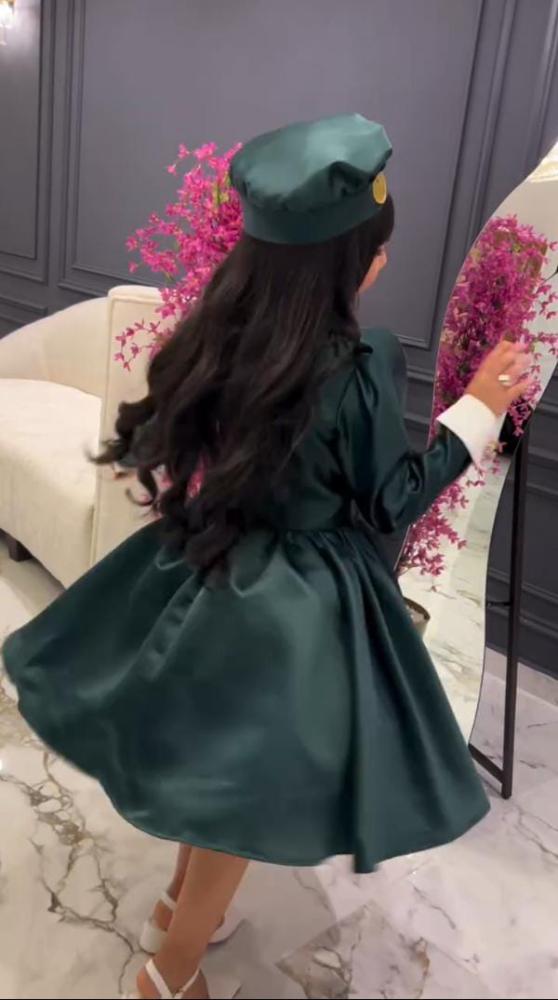 فستان اليوم الوطني فاخر