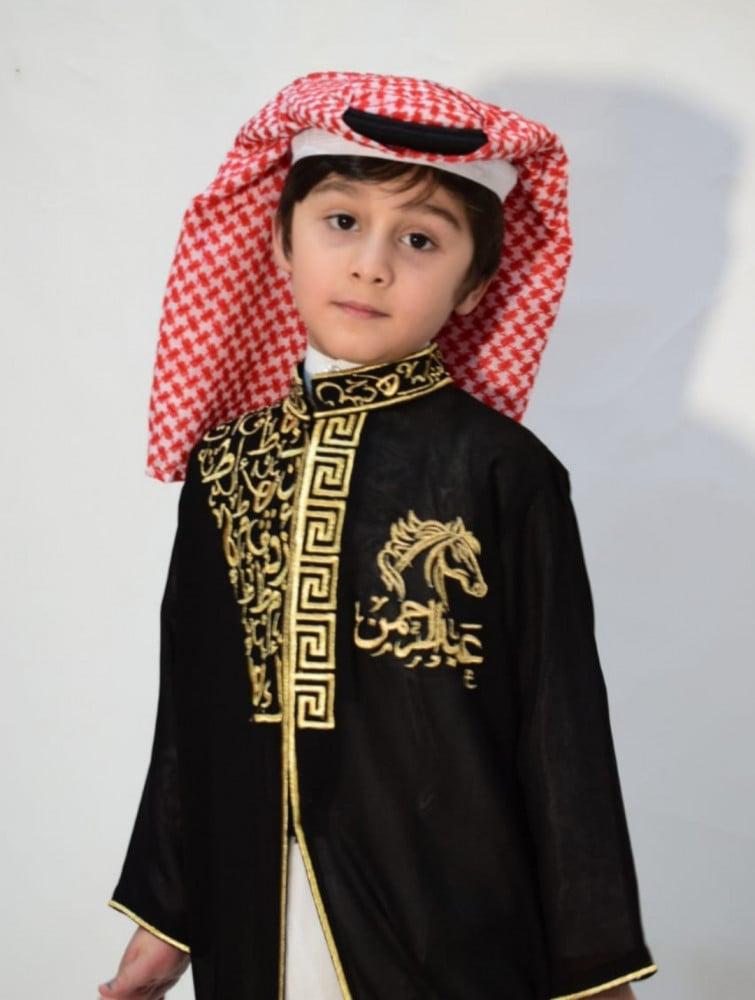دقله ولادي تطريز الاحرف العربيه ذهبي