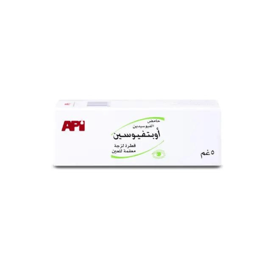 قطرة عين لزجة أوبتيفوسين 1% 5 جرام