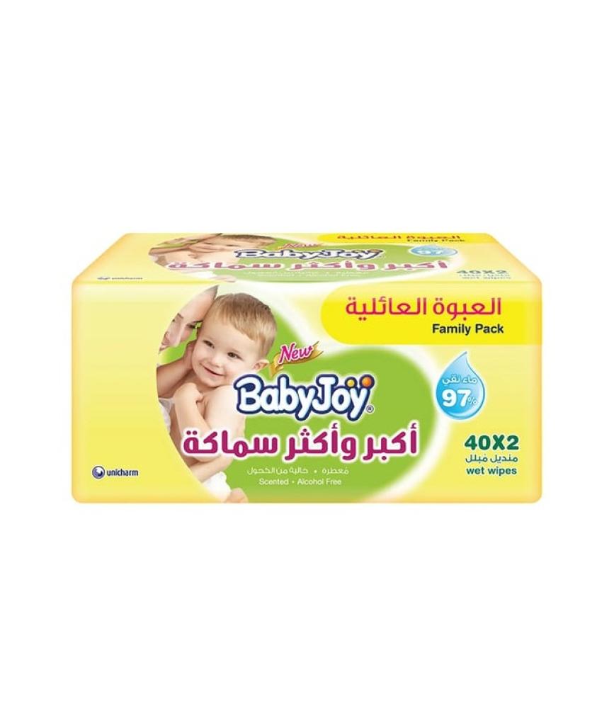 20241 - Baby Joy scented thick and large tissues for children 6*2×40