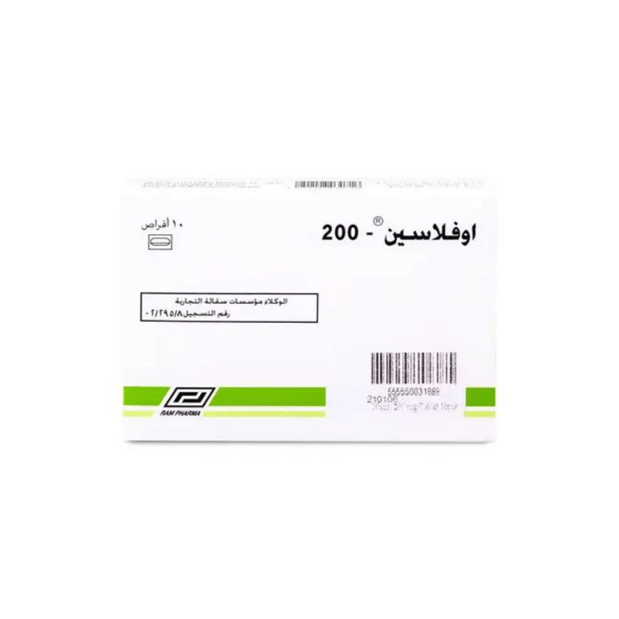 أوفلاسين 200 مجم أقراص 10