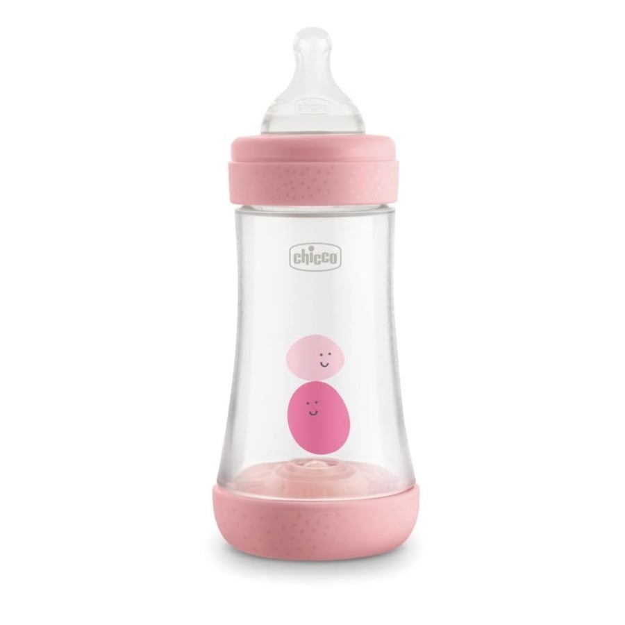 Chicco Perfect 5 2M+ Pink Feeding Bottle 240ml