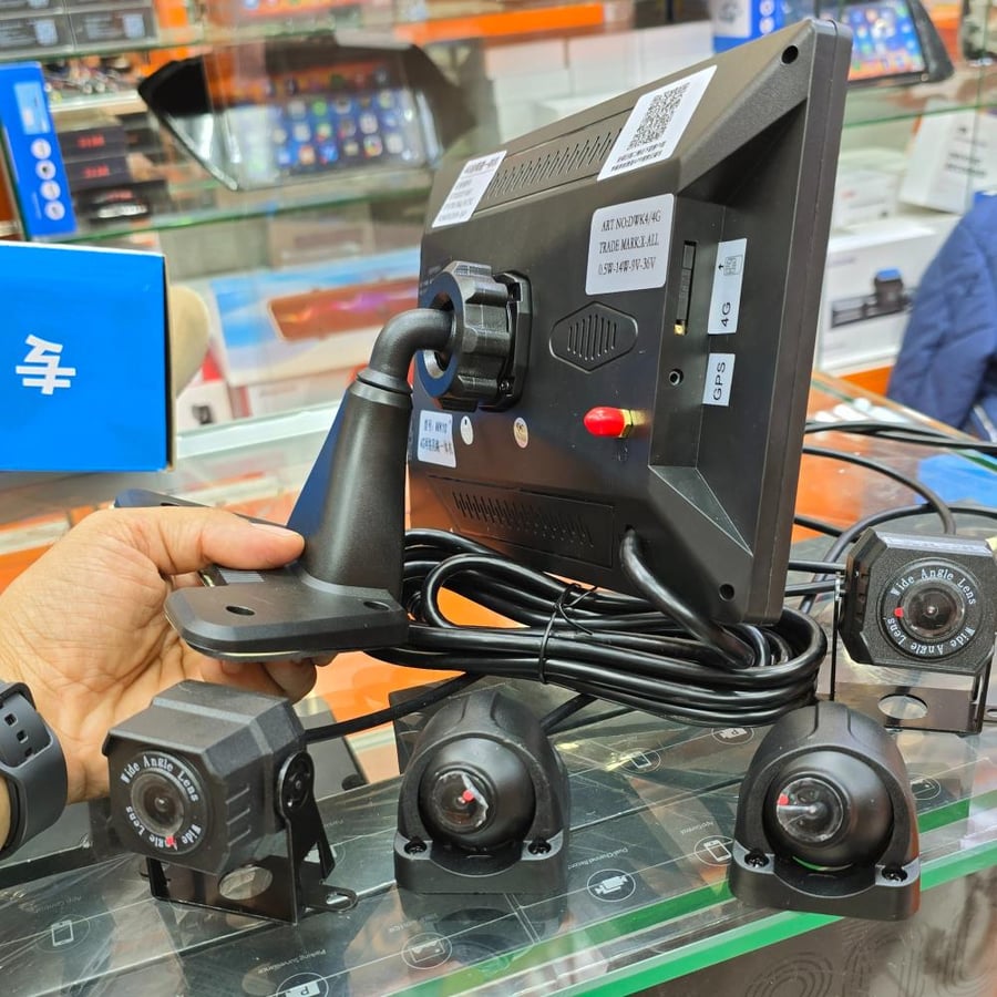 داش كام تتبع4 كاميرات  تدعم شريحة 4G دينات والشاحنات الكبيرة
